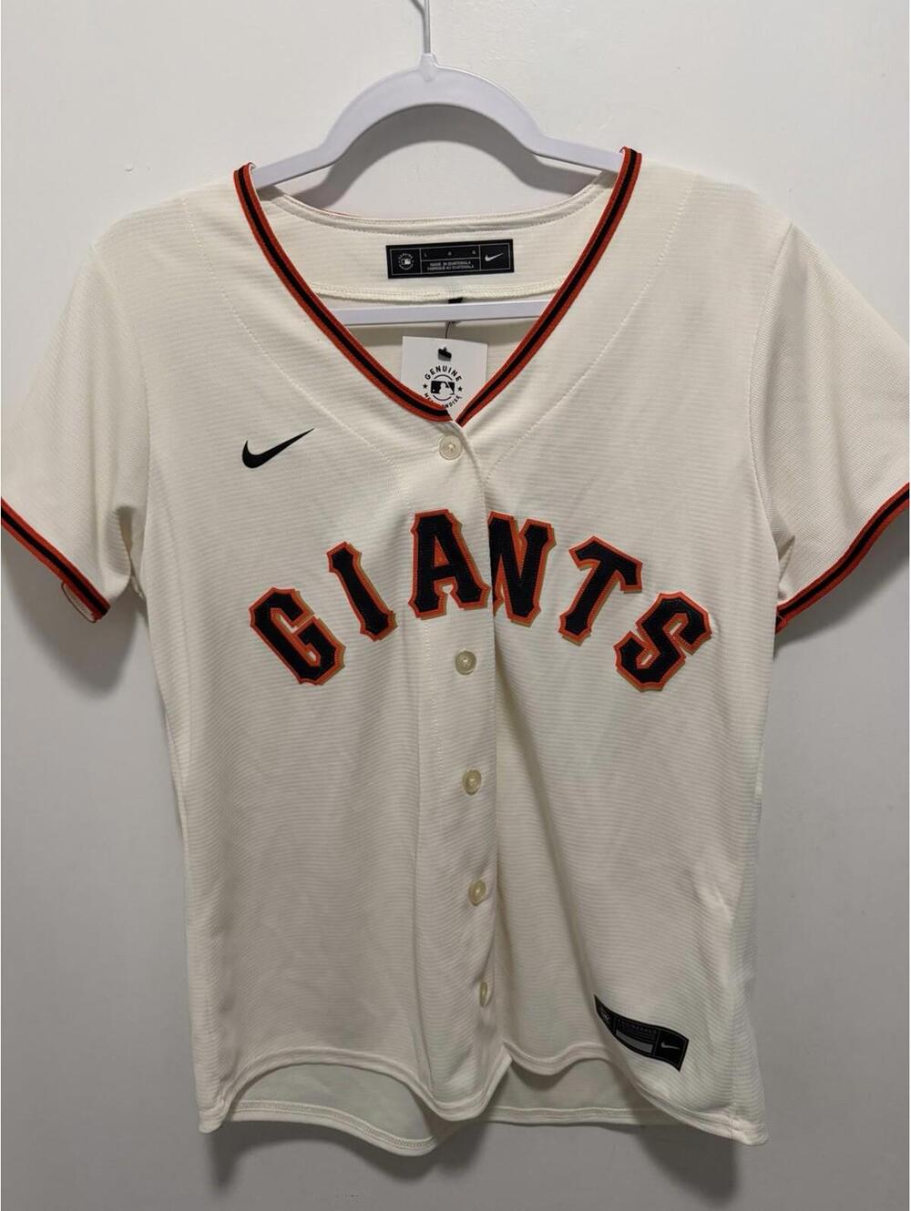 Nike San Francisco Giants Baseball Jersey Women Large New $135